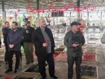 گلزار شهدای آبادان؛نخستین ایستگاه کاروان راهیان نور مدیران فرهنگی شهرداری تهران